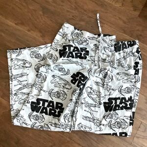 Star Wars Logo Mens Graphic Pajama Pants XL Lounge Casual Cartoon